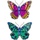 Maison & Déco Statuettes et figurines Signes Grimalt Figure Papillons 2 Unités Multicolore
