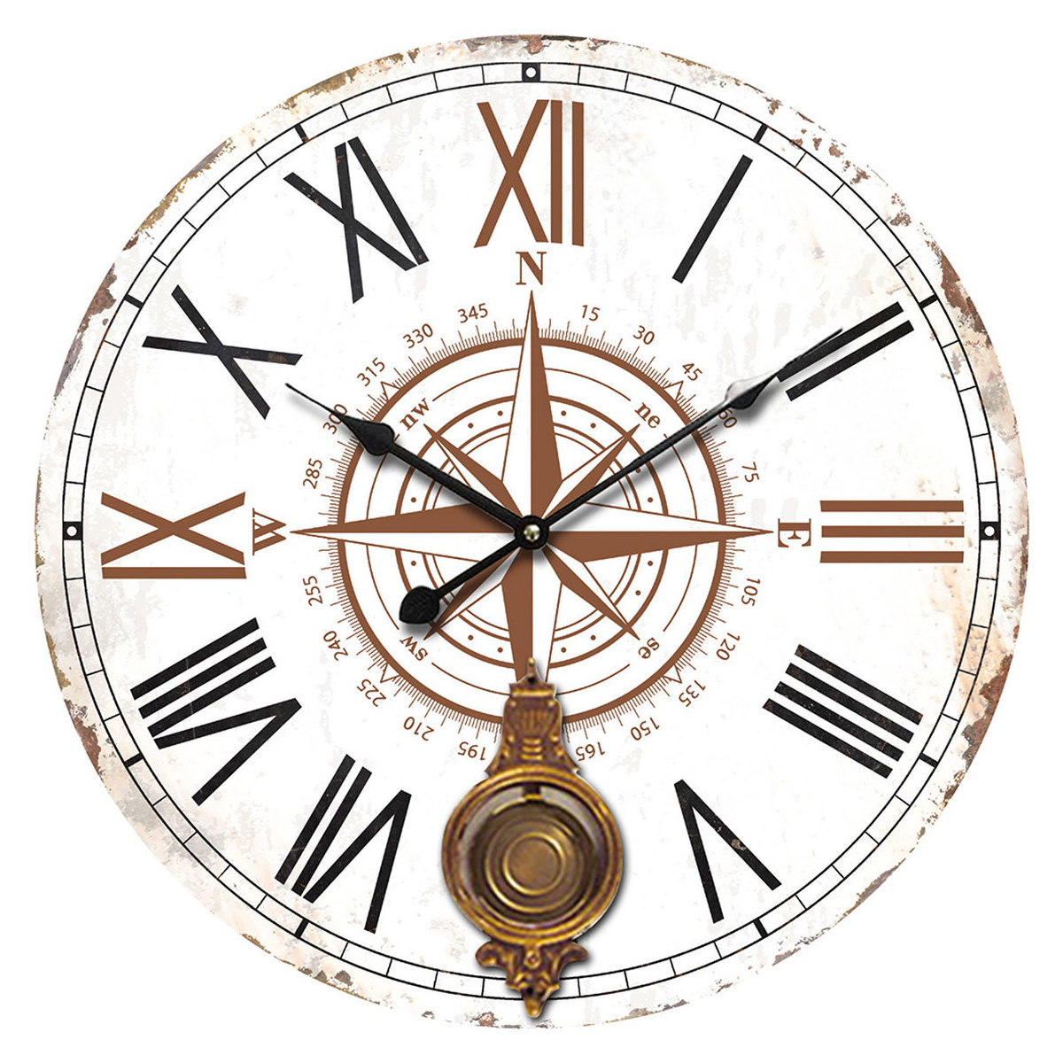 Maison & Déco Horloges Signes Grimalt Horloge Murale 58 Cm Blanc