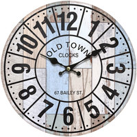 Citrouille et Compagnie Horloges Signes Grimalt Horloge Murale 34 Cm. Gris