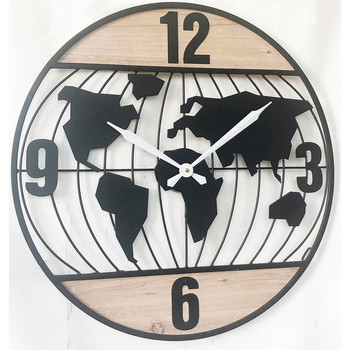 Panneau à Suspendre Casque Horloges Signes Grimalt Horloge Murale 60 Cm Noir