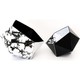 Boîtes, vide-poches Origami marbre et noir