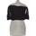 Vêtements Femme Isabel Marant MEN CLOTHING Zara top manches courtes  38 - T2 - M Noir Noir