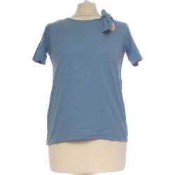 Vêtements Femme Tops / Blouses Monoprix Top Manches Courtes  36 - T1 - S Bleu