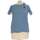 Vêtements Femme T-shirts cropped & Polos Monoprix 36 - T1 - S Bleu