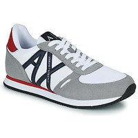 Chaussures Homme Baskets basses Armani Exchange STAR Blanc / Rouge / Gris
