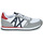 Chaussures Homme Baskets basses Armani Exchange STAR Blanc / Rouge / Gris