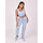 Vêtements Femme Pantalons de survêtement Project X Paris Jogging F214118 Bleu Ciel