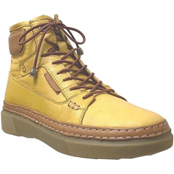 Chaussures Femme Boots Madory Nala Jaune cuir