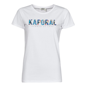 Vêtements Femme T-shirts manches courtes Kaporal KECIL Blanc