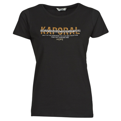 Vêtements Femme T-shirts manches courtes Kaporal KALIN Noir