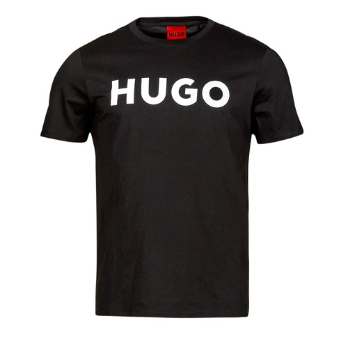 Vêtements Homme T-shirts manches courtes HUGO Dulivio Noir