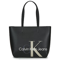 Sacs Femme Cabas / Sacs shopping Calvin Klein Jeans SCULPTED MONO SHOPPER29 Noir