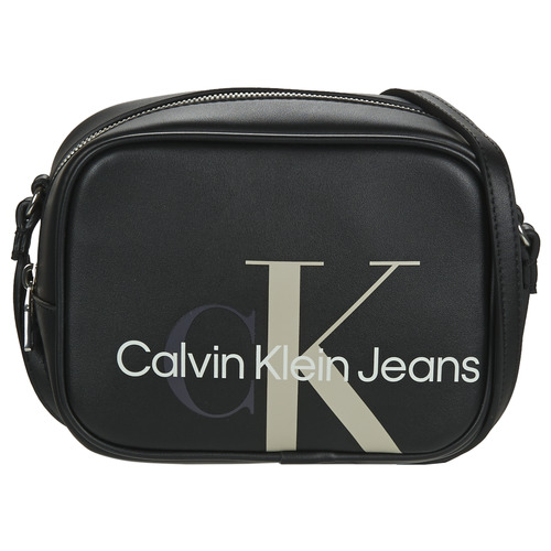 Femme Calvin Klein Jeans SCULPTED MONO CAMERA BAG Noir - Livraison Gratuite 