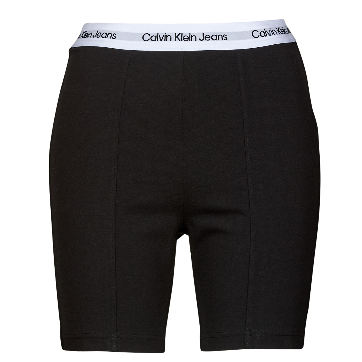 Vêtements Femme Shorts / Bermudas Prefresato Calvin Klein Jeans REPEAT LOGO MILANO CYCLING SHORT Noir