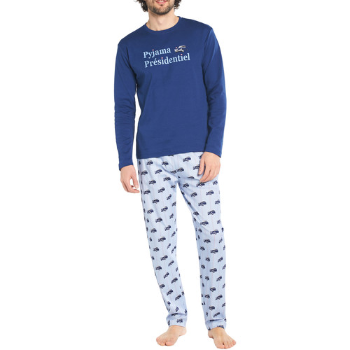 Pyjama coton Pyjamas Homme Vêtements Vêtements de nuit Pyjamas et vêtements dintérieur Chemises de nuit Arthur pour homme en coloris Bleu 