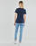 Vêtements Femme T-shirts manches courtes Tommy Jeans TJW SKINNY ESSENTIAL LOGO 1 SS Marine