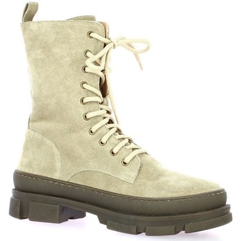 Chaussures Femme Boots Exit Boots cuir velours Taupe