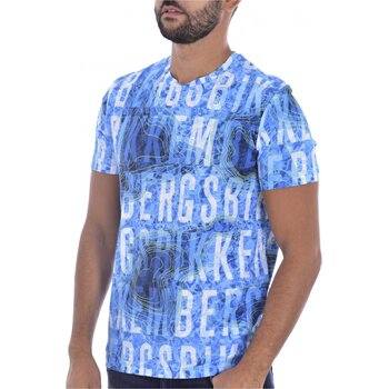 Vêtements Homme T-shirts manches courtes Bikkembergs Hoka one one Bleu
