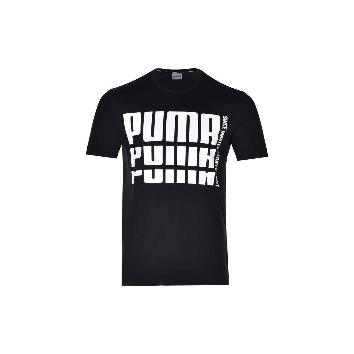 Vêtements Homme T-shirts manches courtes Puma Rebel Bold Basic Tee Noir