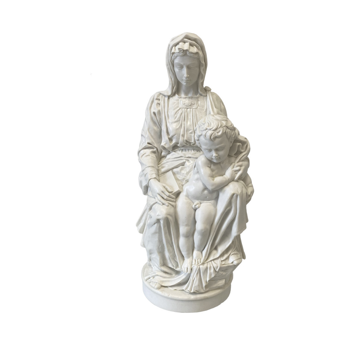 Maison & Déco Statuettes et figurines Parastone Statuette Michelangelo de collection - Madone de Bruges Blanc
