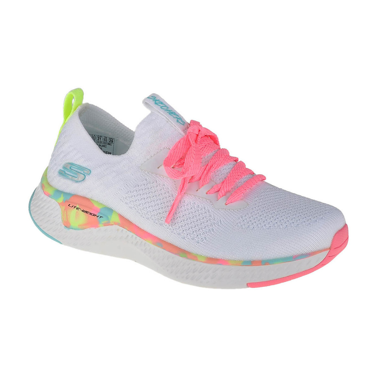 Chaussures Fille Baskets basses Skechers Solar Fuse Blanc