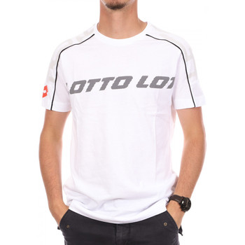 Vêtements Homme T-shirts manches courtes Lotto -215584 Blanc