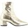 Chaussures Femme Boots Les Tropéziennes par M Belarbi Bottine Cuir Daniela Jaune