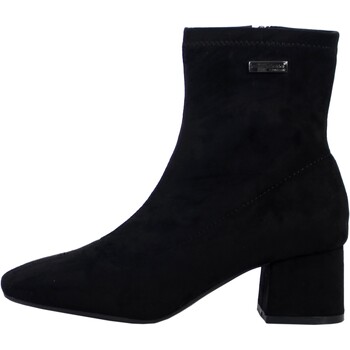 Chaussures Femme Boots Elegance Bien Et Bottine Cuir Daniela Noir