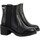 Chaussures Femme Boots Les Tropéziennes par M Belarbi Bottine Cuir Mine Noir