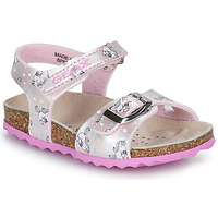 Chaussures Fille Sandales et Nu-pieds Geox B SANDAL CHALKI GIRL Rose