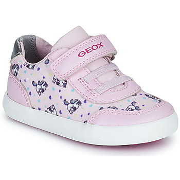 Chaussures Fille Baskets basses Geox B GISLI GIRL A Rose