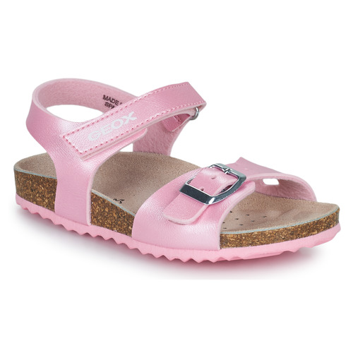 Chaussures Fille Tableaux / toiles Geox J ADRIEL GIRL C Rose