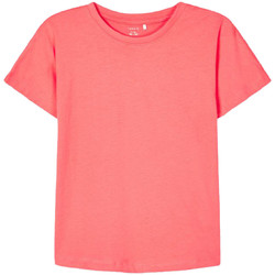 Vêtements Fille T-shirts manches courtes Name it 13187054 Rose