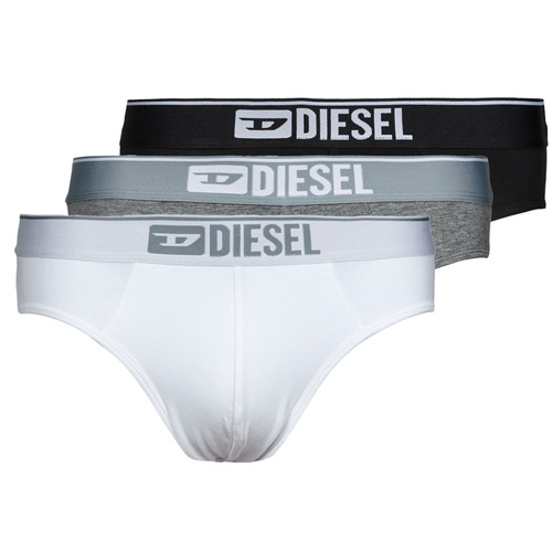 Sous-vêtements Diesel ANDRE X3 Noir / Gris / Blanc - Livraison Gratuite 