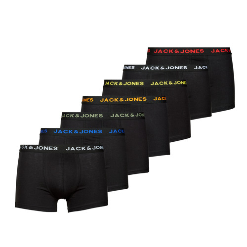 Boxers Jack & Jones JACBASIC TRUNKS X7 Noir - Livraison Gratuite 