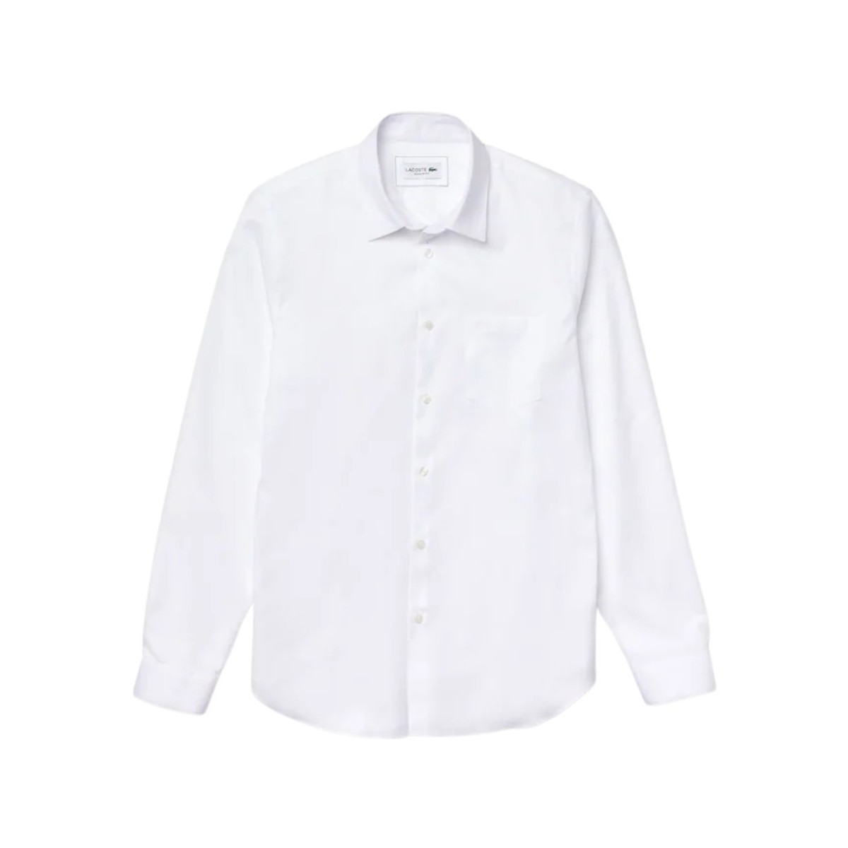 Vêtements Homme Chemises manches longues Lacoste Chemise Homme  REF 54654 001 blanc Blanc
