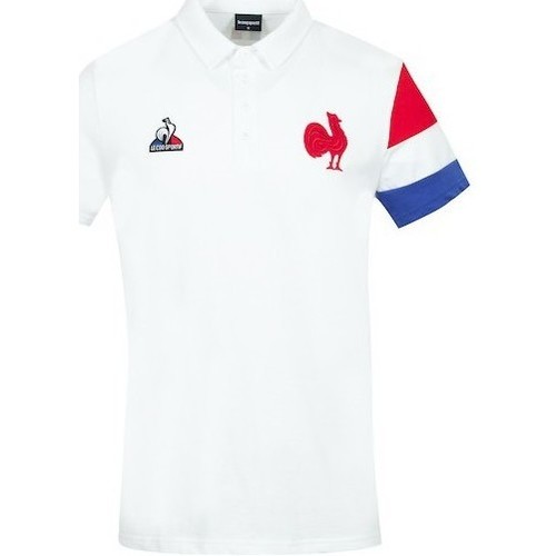 Le Coq Sportif POLO XV DE FRANCE HOMME - BLAN Blanc - Vêtements T-shirts &  Polos 89,00 €