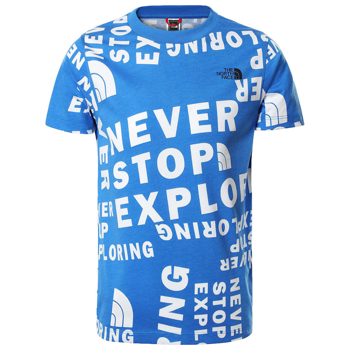 Vêtements Garçon T-shirts manches courtes The North Face Simple Dome Tee Kids Bleu