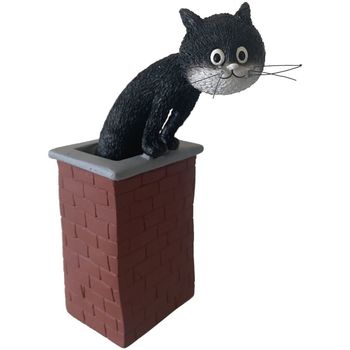 Maison & Déco Bouts de canapé / guéridons Parastone Statuette Les chats par Dubout Noir