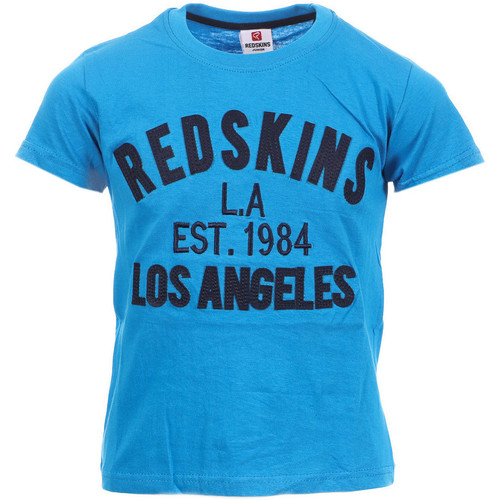Vêtements Enfant feather necklace logo T-shirt Redskins RDS-3031-JR Bleu