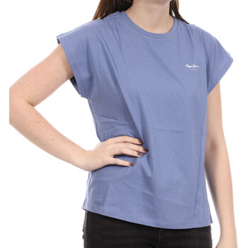 Vêtements Femme T-shirts manches courtes Pepe jeans PL504821 Violet