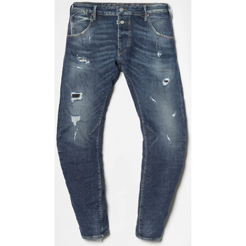 Vêtements Homme Jeans Via Roma 15ises Alost 900/3 tapered arqué destroy jeans bleu Bleu