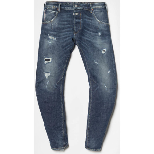 Vêtements Homme Jeans Le Temps des Cerises Alost 900/3 tapered arqué destroy jeans bleu Bleu