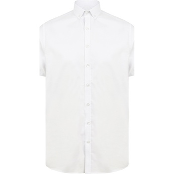 Vêtements Homme Chemises manches longues Henbury Modern Blanc