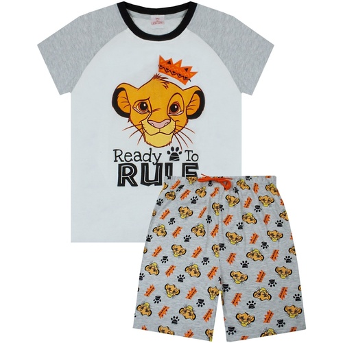 Vêtements Garçon Pyjamas / Chemises de nuit The Lion King Ready To Rule Orange