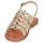Chaussures Femme Sandales et Nu-pieds se mesure au creux de la taille à lendroit le plus mincelarbi IDAYA Doré