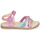 Chaussures Fille Sandales et Nu-pieds Les Tropéziennes par M Belarbi IZA Rose / Multicolore