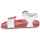 Chaussures Fille Prada Leather Duffel Bag BIO Blanc / Rose