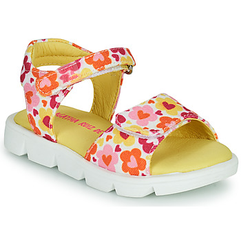 Chaussures Fille Sandales et Nu-pieds Agatha Ruiz de la Prada MINIS Blanc / Multicolore