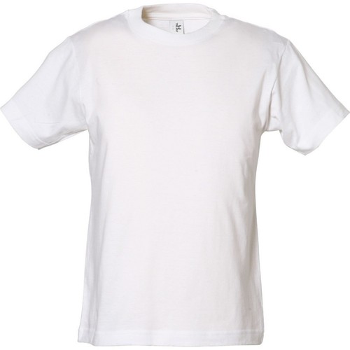 Vêtements Garçon T-shirts manches courtes Tee Jays Power Blanc